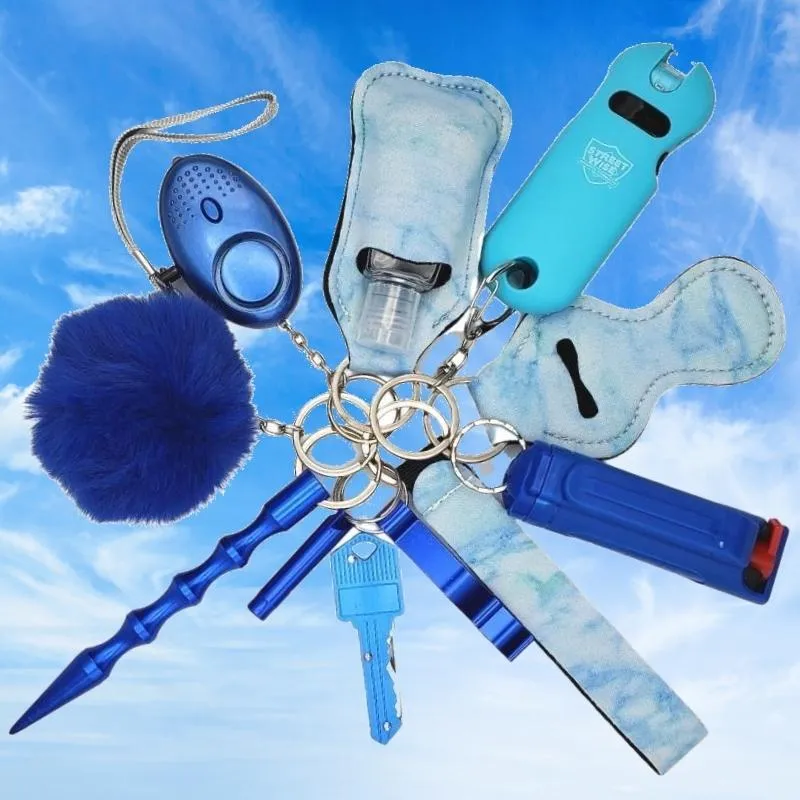 Fight Fobs® Blue Sky Self Defense Key Chain Gift Set