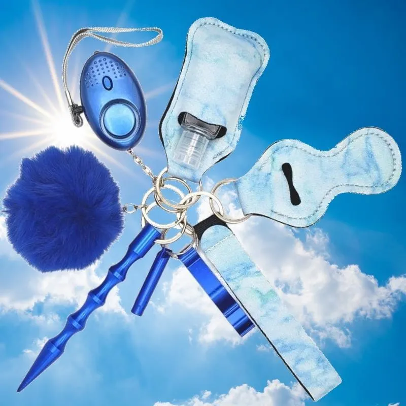 Fight Fobs® Blue Sky Self Defense Key Chain Gift Set