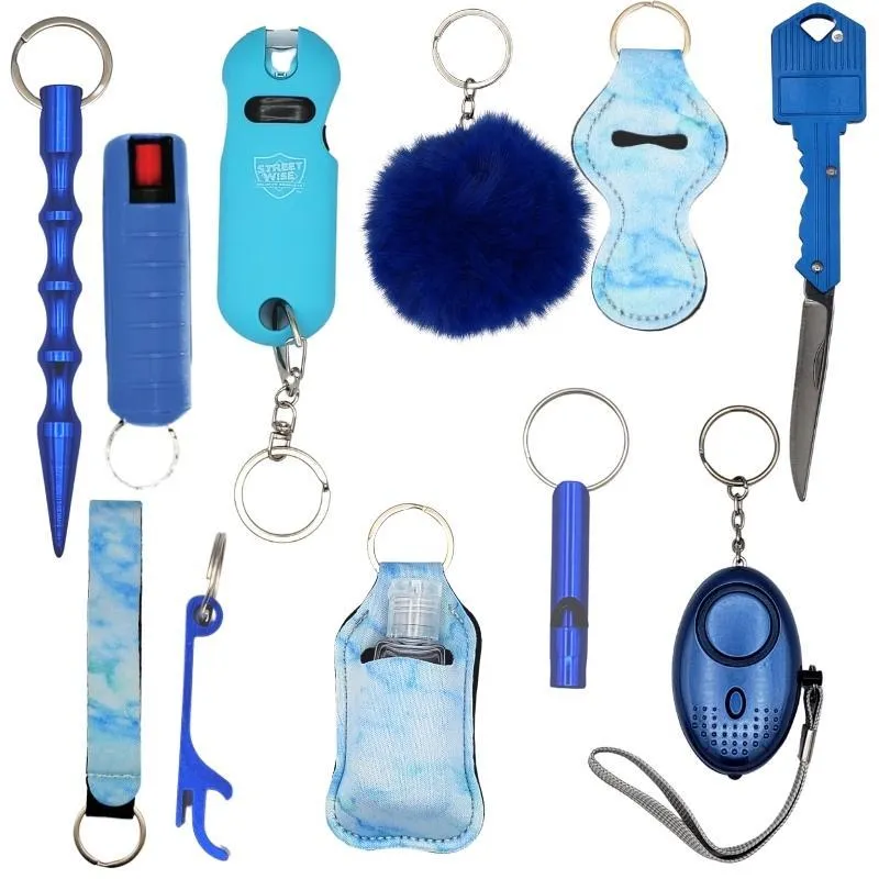 Fight Fobs® Blue Sky Self Defense Key Chain Gift Set