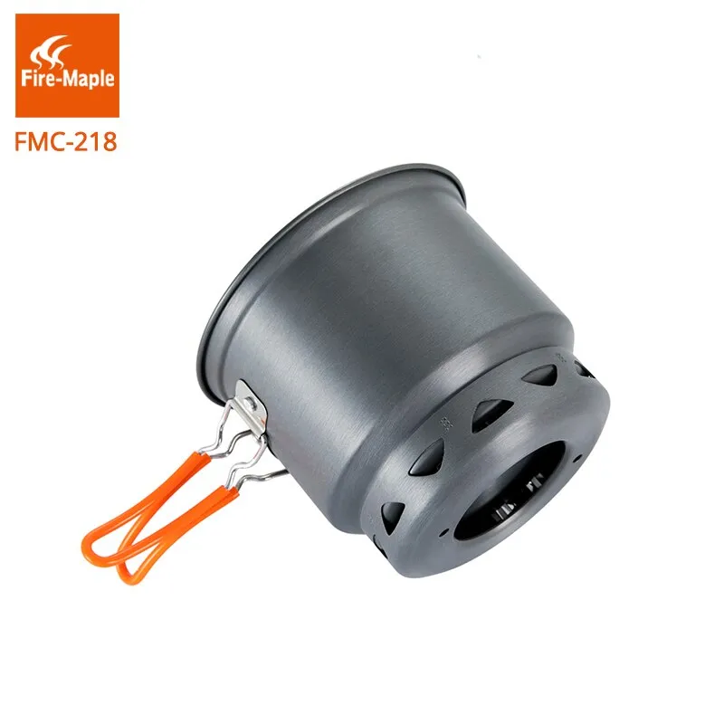 Fire Maple Cooking Cookware Camping Pots Set Outdoor Camping Foldable Heat Exchanger Aluminum Alloy for 2-3 Persons FMC-218