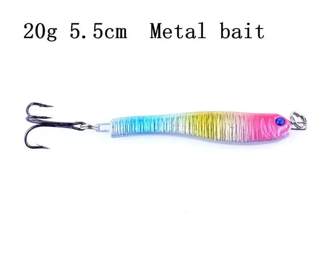 Fishing Lure Colorful Metal Wobbler's - 14g 21g 30g Iron Plate lures'