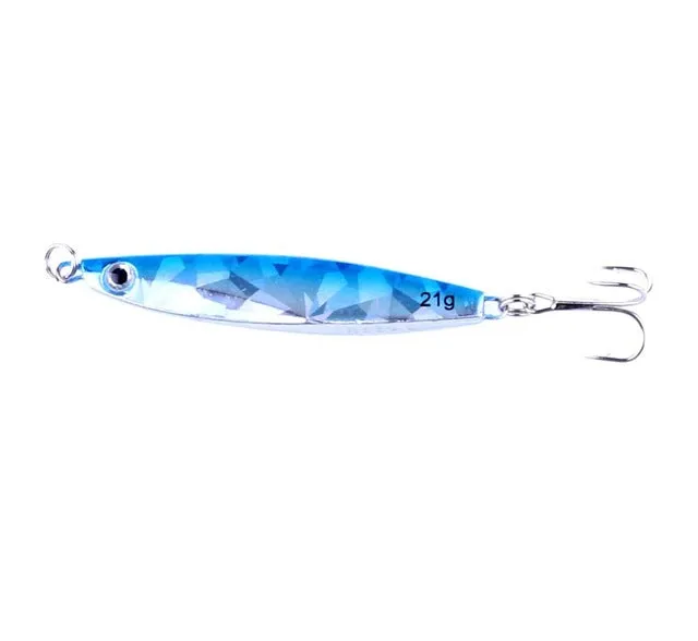 Fishing Lure Colorful Metal Wobbler's - 14g 21g 30g Iron Plate lures'