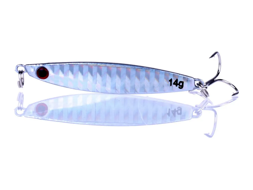 Fishing Lure Colorful Metal Wobbler's - 14g 21g 30g Iron Plate lures'