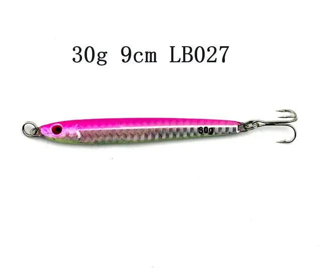 Fishing Lure Colorful Metal Wobbler's - 14g 21g 30g Iron Plate lures'
