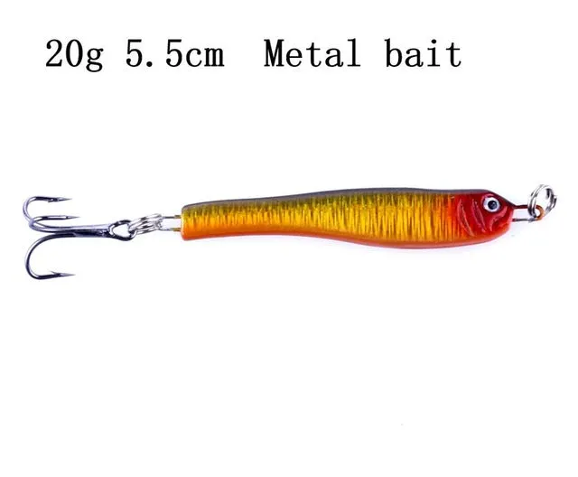 Fishing Lure Colorful Metal Wobbler's - 14g 21g 30g Iron Plate lures'