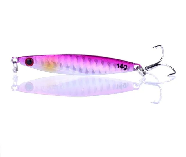 Fishing Lure Colorful Metal Wobbler's - 14g 21g 30g Iron Plate lures'