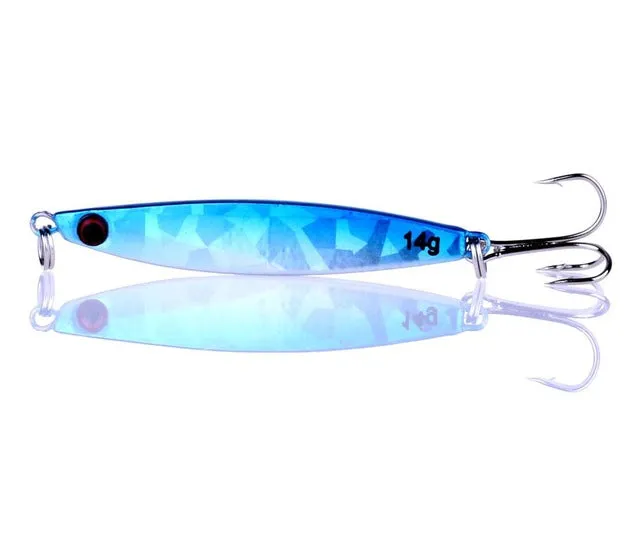 Fishing Lure Colorful Metal Wobbler's - 14g 21g 30g Iron Plate lures'