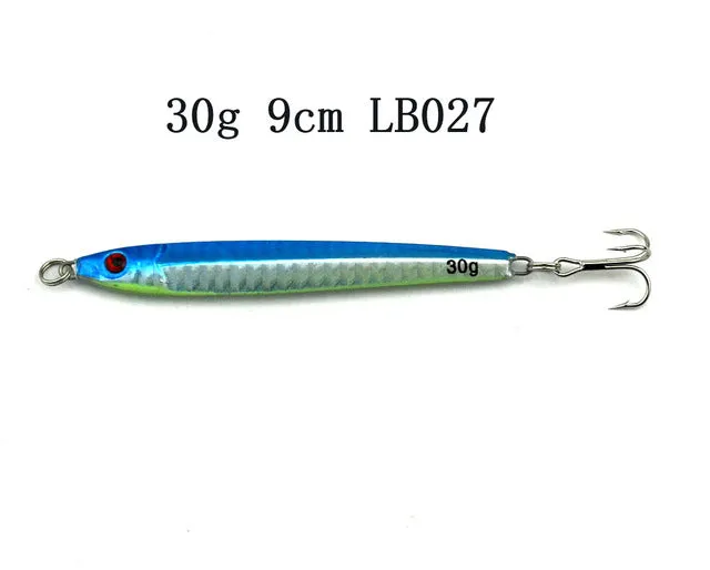 Fishing Lure Colorful Metal Wobbler's - 14g 21g 30g Iron Plate lures'