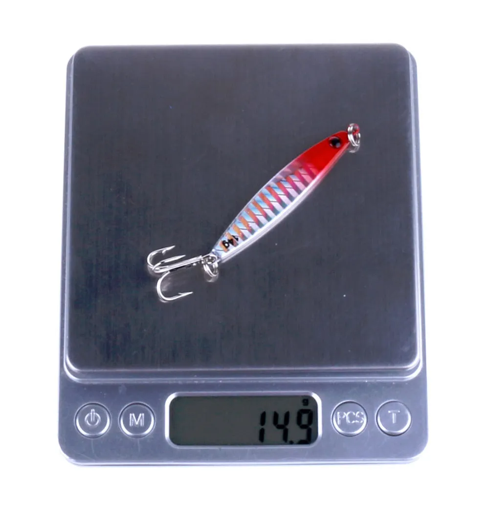 Fishing Lure Colorful Metal Wobbler's - 14g 21g 30g Iron Plate lures'