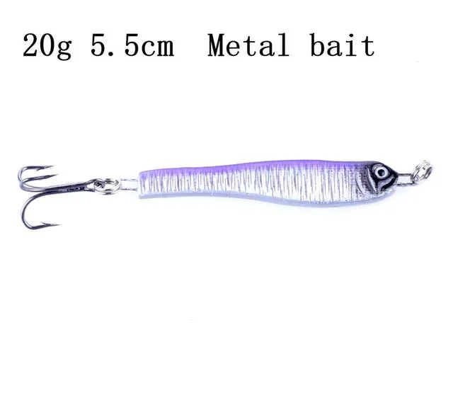 Fishing Lure Colorful Metal Wobbler's - 14g 21g 30g Iron Plate lures'