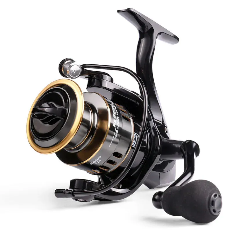 Fishing Reel HE1000-7000 10Kg Max Drag Power High Speed Metal Spool Spinning Reel