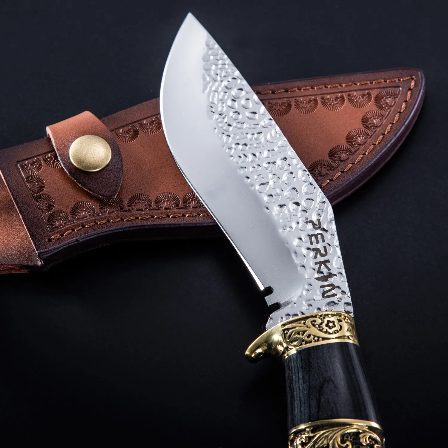 Fixed Blade Hunting Knife with Sheath Kukri Knife PSL2026