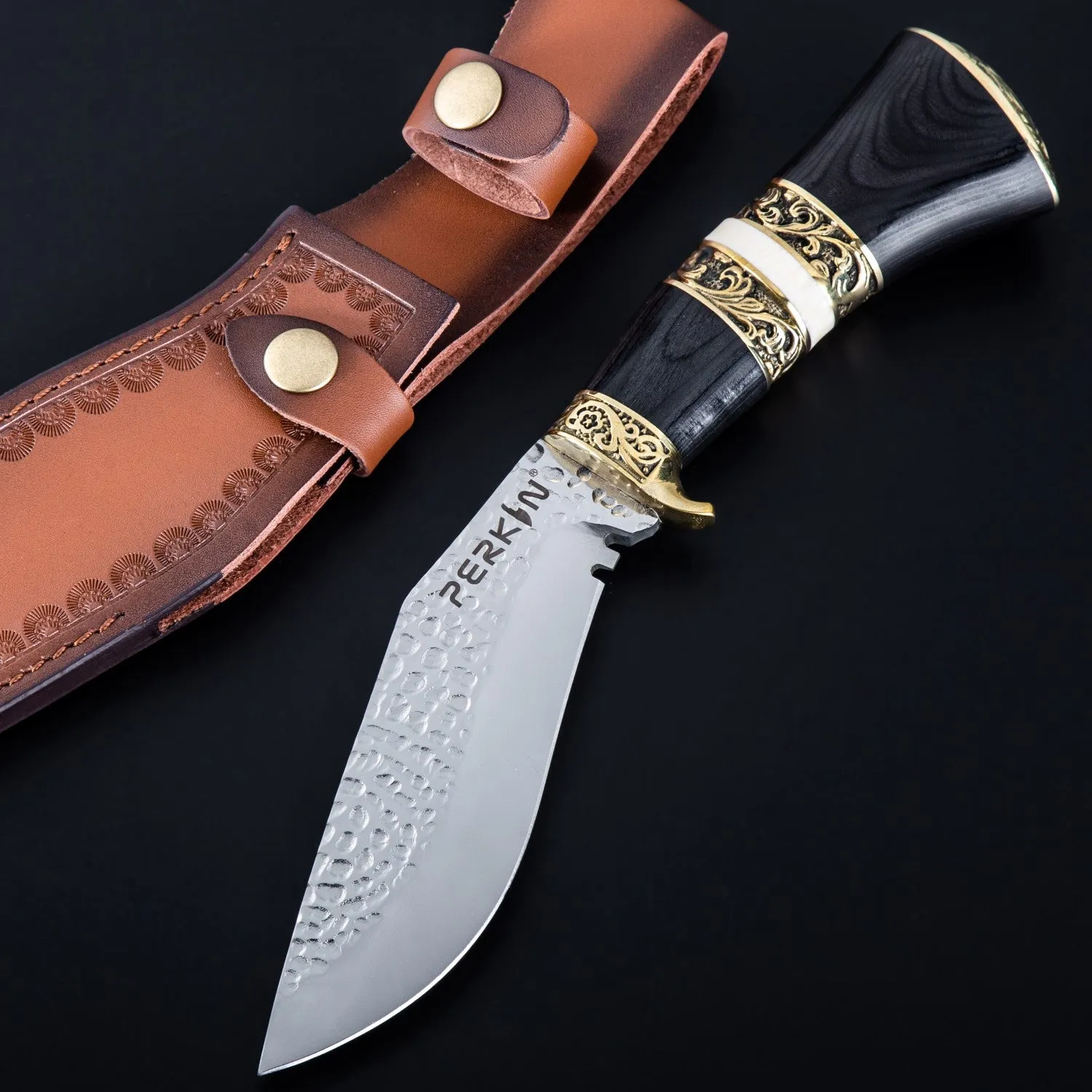 Fixed Blade Hunting Knife with Sheath Kukri Knife PSL2026