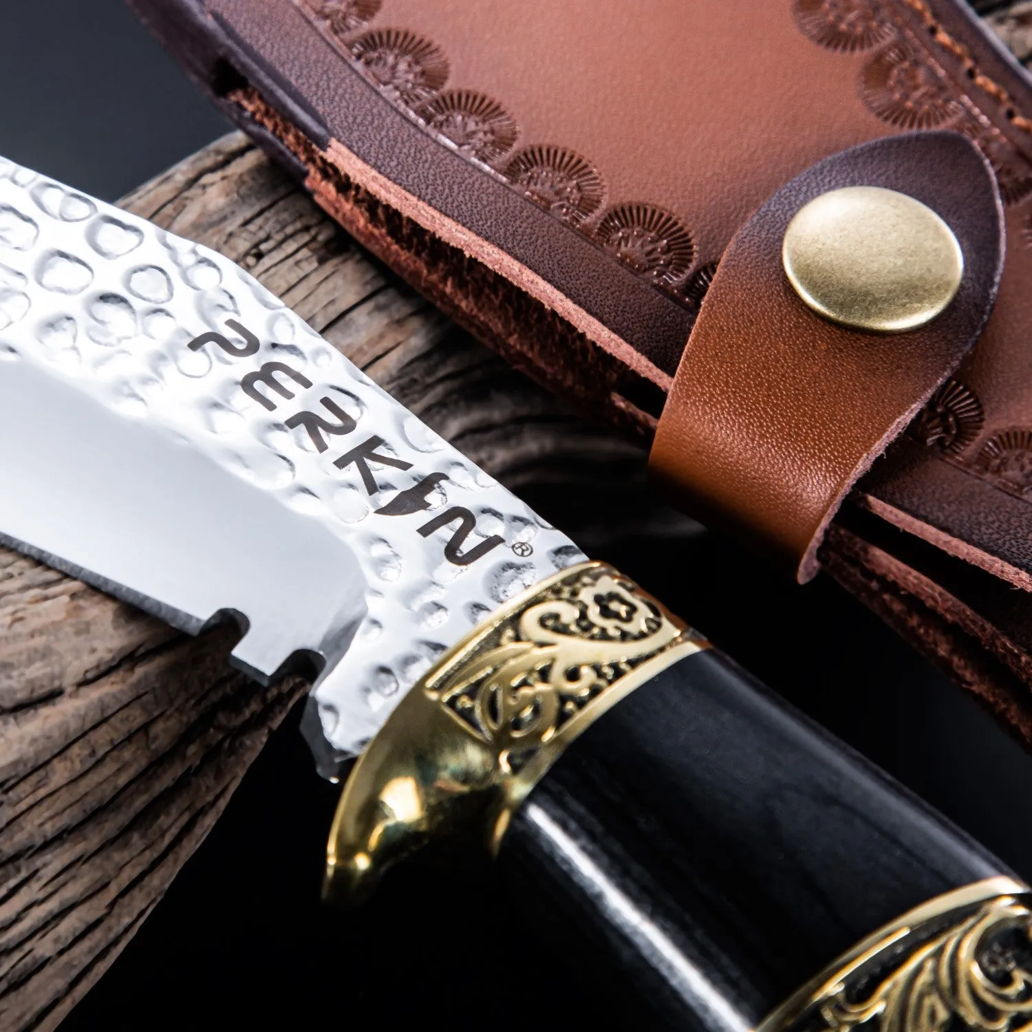 Fixed Blade Hunting Knife with Sheath Kukri Knife PSL2026