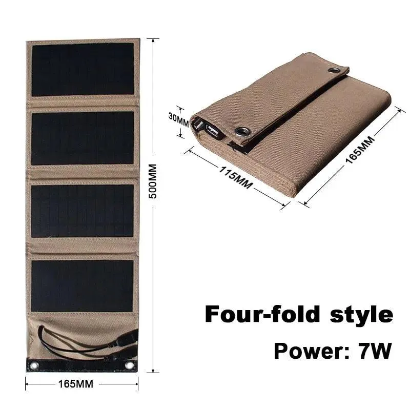 Flexible Solar panel 5V 2USB Portable Waterproof plate For cell phone power bank 10W Battery Charger outdoor tourism Fishing