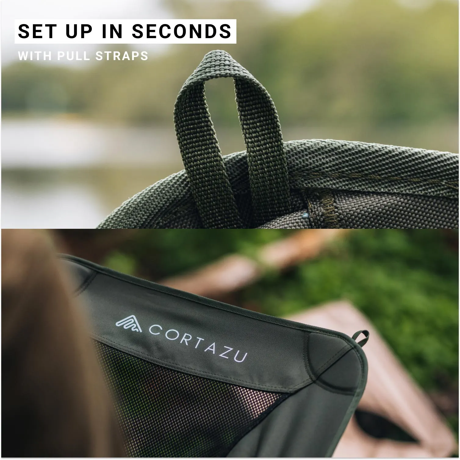Foldable Outdoor Chair 2.0 | Dark green