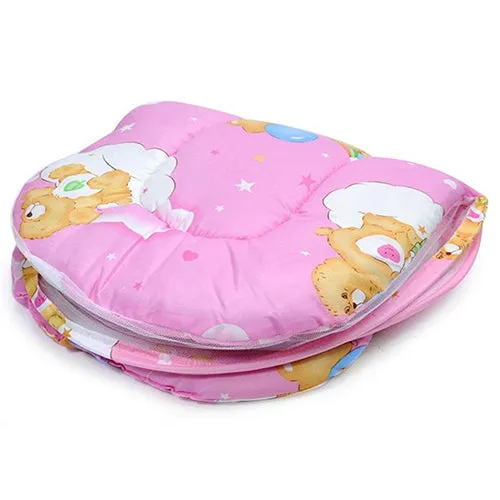 Foldable Portable Infant Baby Travel Mosquito Net Crib Bed Tent with Pillow