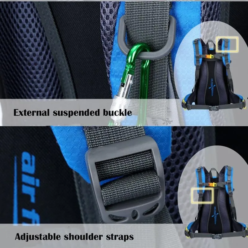 Foldable Waterproof Backpack With Rain Cover