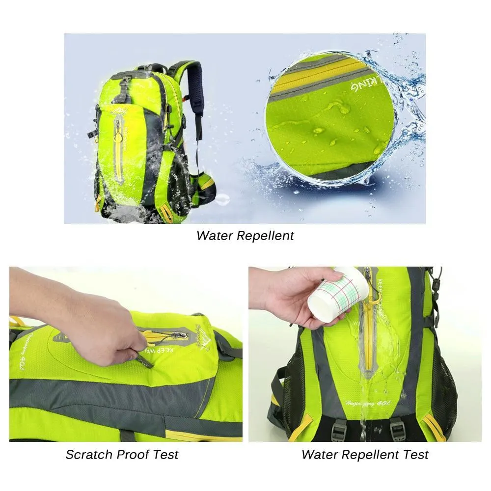 Foldable Waterproof Backpack With Rain Cover