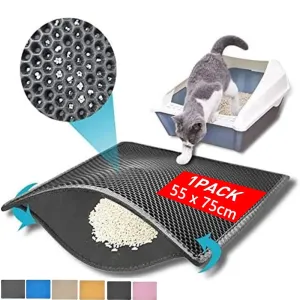 Foldable Waterproof Double-Layer Cat Litter Trapping Mat