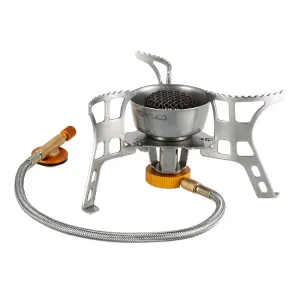 Foldable Windproof Camping Stove for Gas Canister