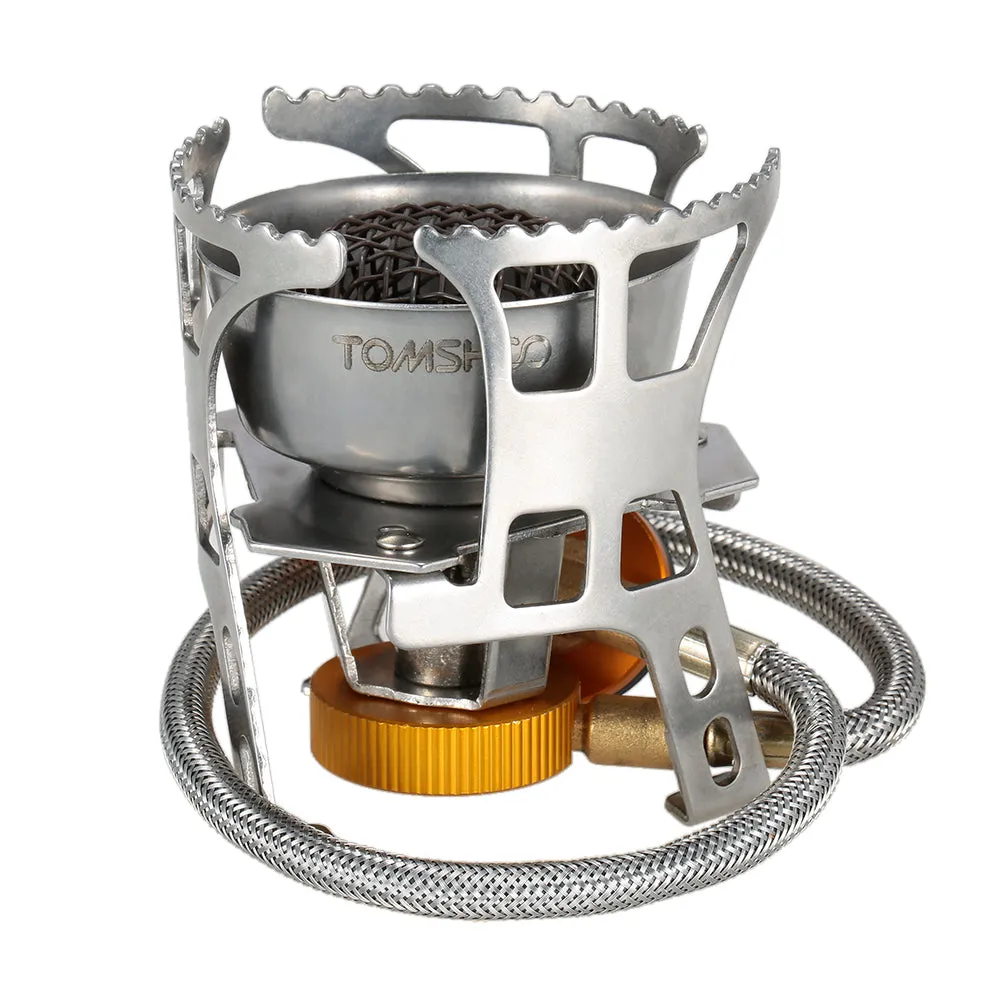Foldable Windproof Camping Stove for Gas Canister