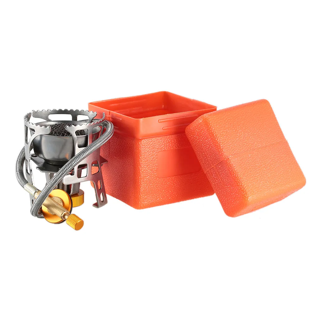 Foldable Windproof Camping Stove for Gas Canister