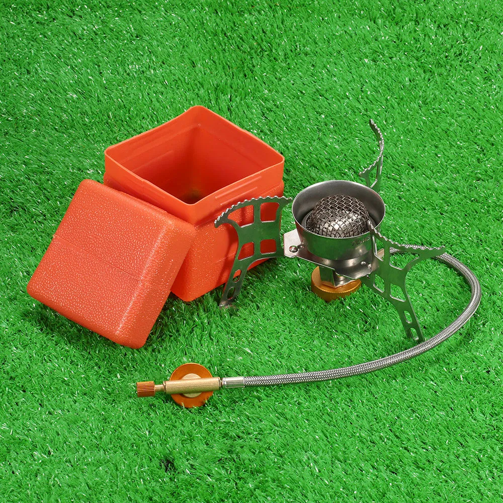 Foldable Windproof Camping Stove for Gas Canister