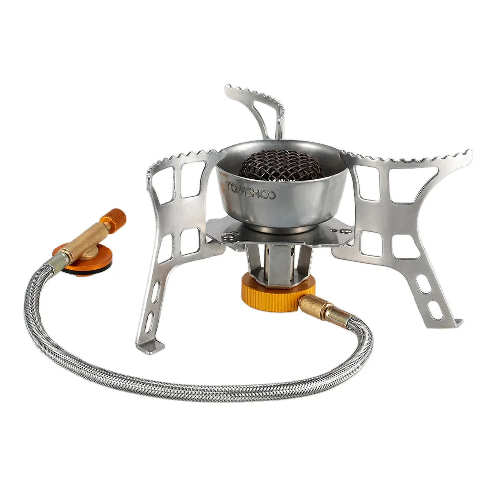 Foldable Windproof Camping Stove for Gas Canister