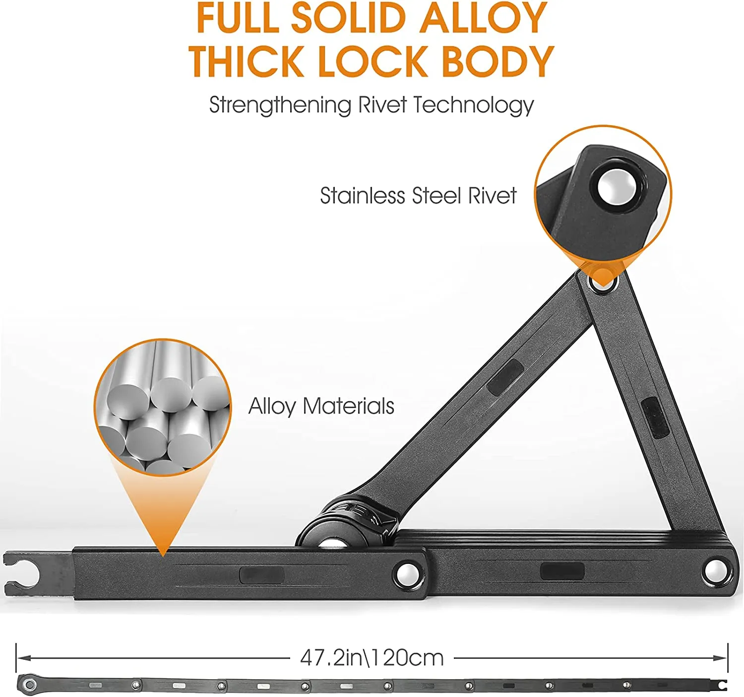 Folding Lock by Happy EBikes