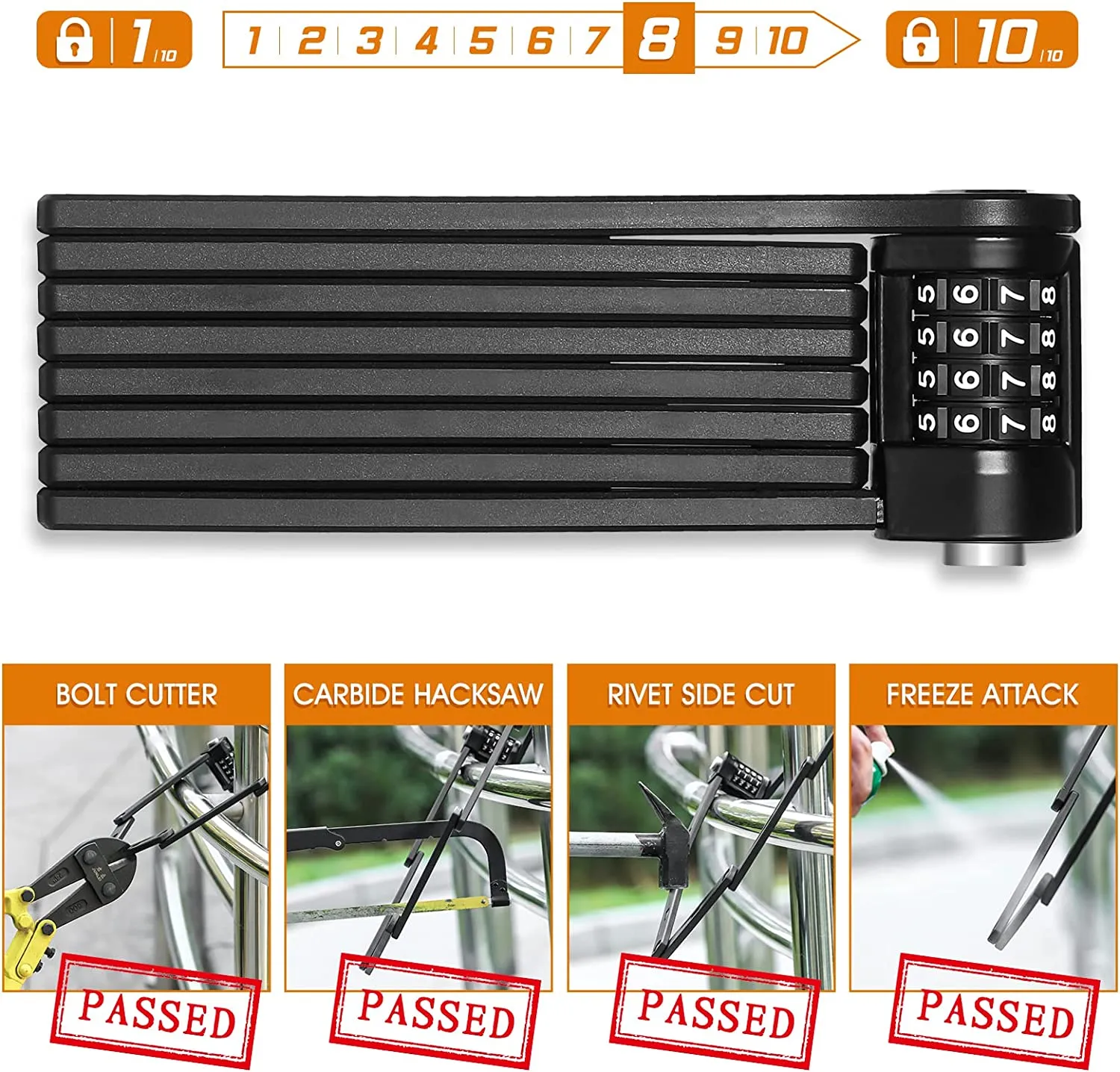 Folding Lock by Happy EBikes