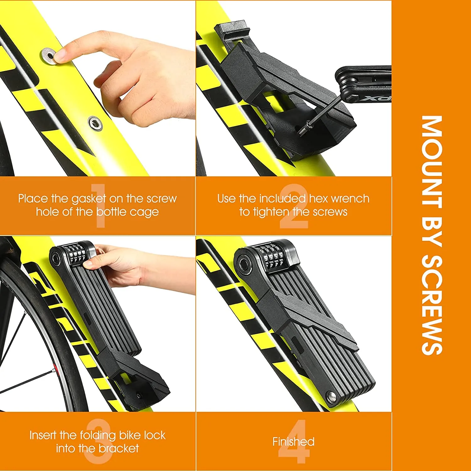 Folding Lock by Happy EBikes