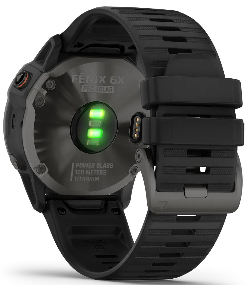 Garmin Fenix 6X Pro Solar Carbon Grey DLC D
