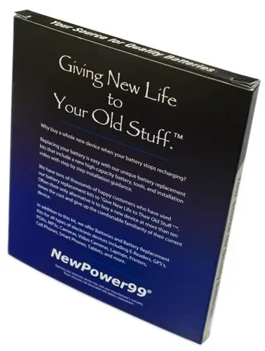 Garmin Nuvi 215W Battery Replacement Kit with Tools, Video Instructions and Extended Life Battery