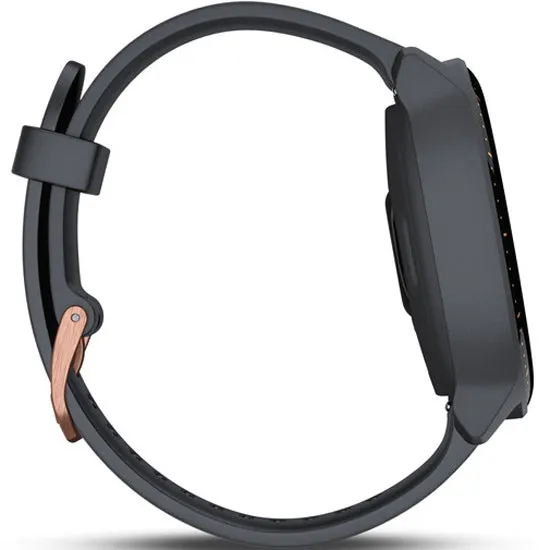 Garmin Watch Vivoactive 3 Music Granite Blue with Rose Gold