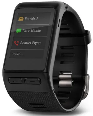 Garmin Watch Vivoactive Smartwatch HR Black Built in Heart Rate Monitor