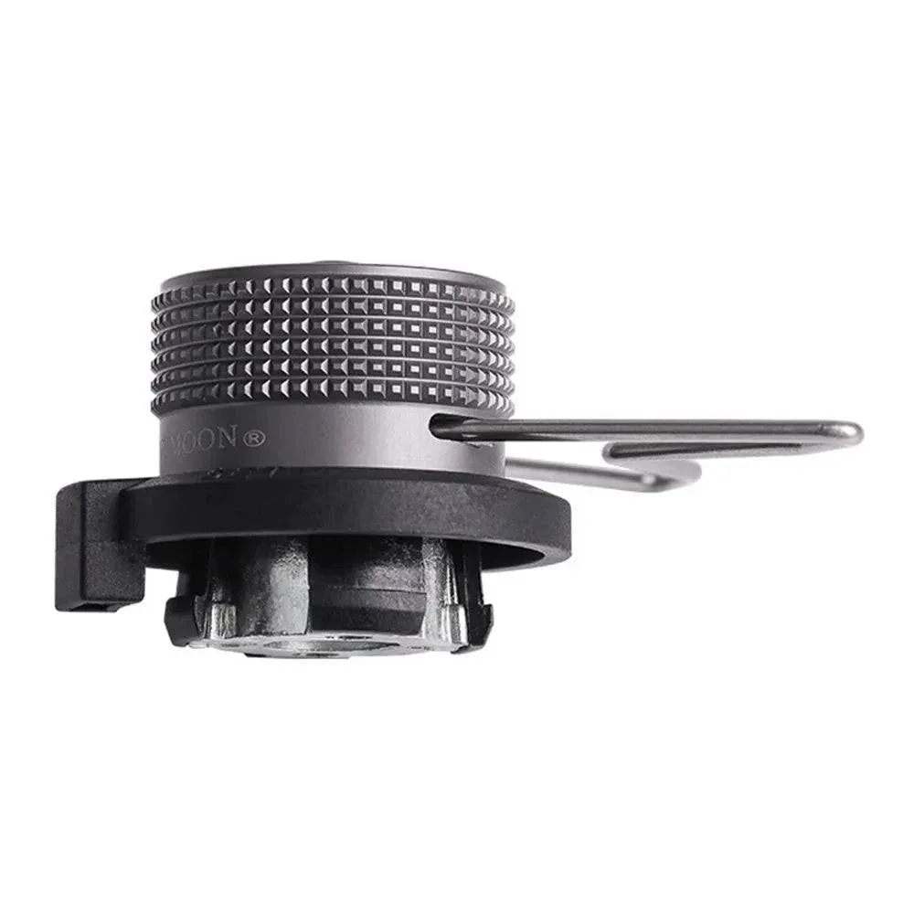 Gas Cartridge Head Conversion Adapter Butane Adapter with Bracket Nozzle Bottle Type Input Screw Type Lindal Valve Output