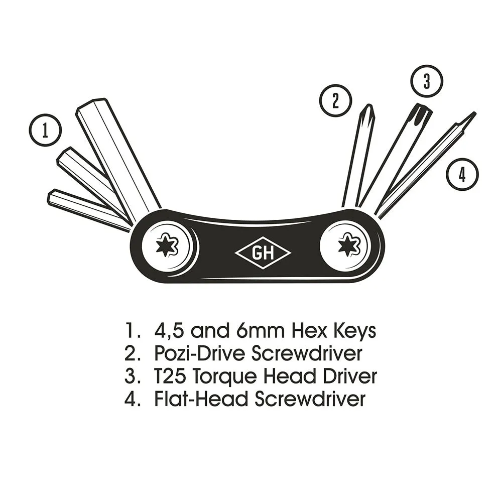 Gentlemen's Hardware Pocket Bicycle Multi Tool