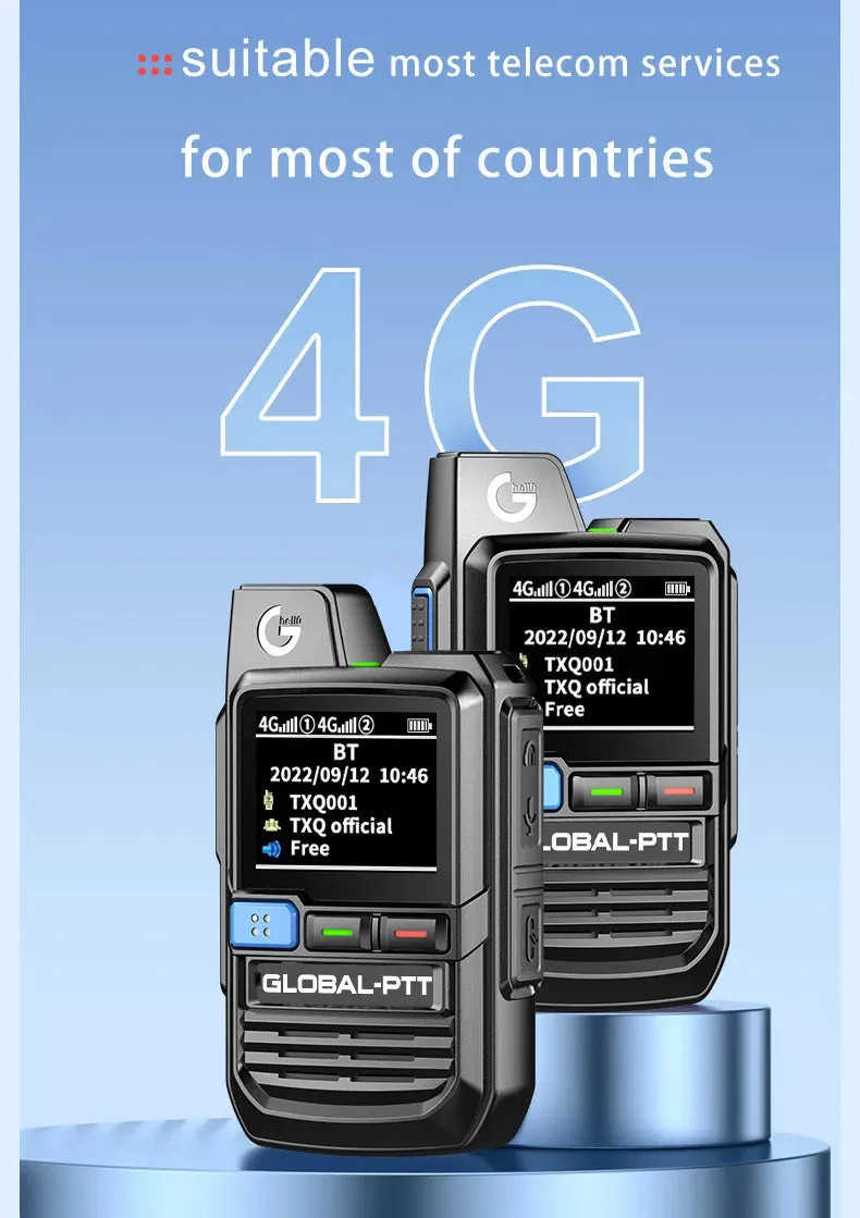 global-ptt global walkie talkie Wurui G0 POC mini radio commutator radios long range phones profesional Two-way radio internet