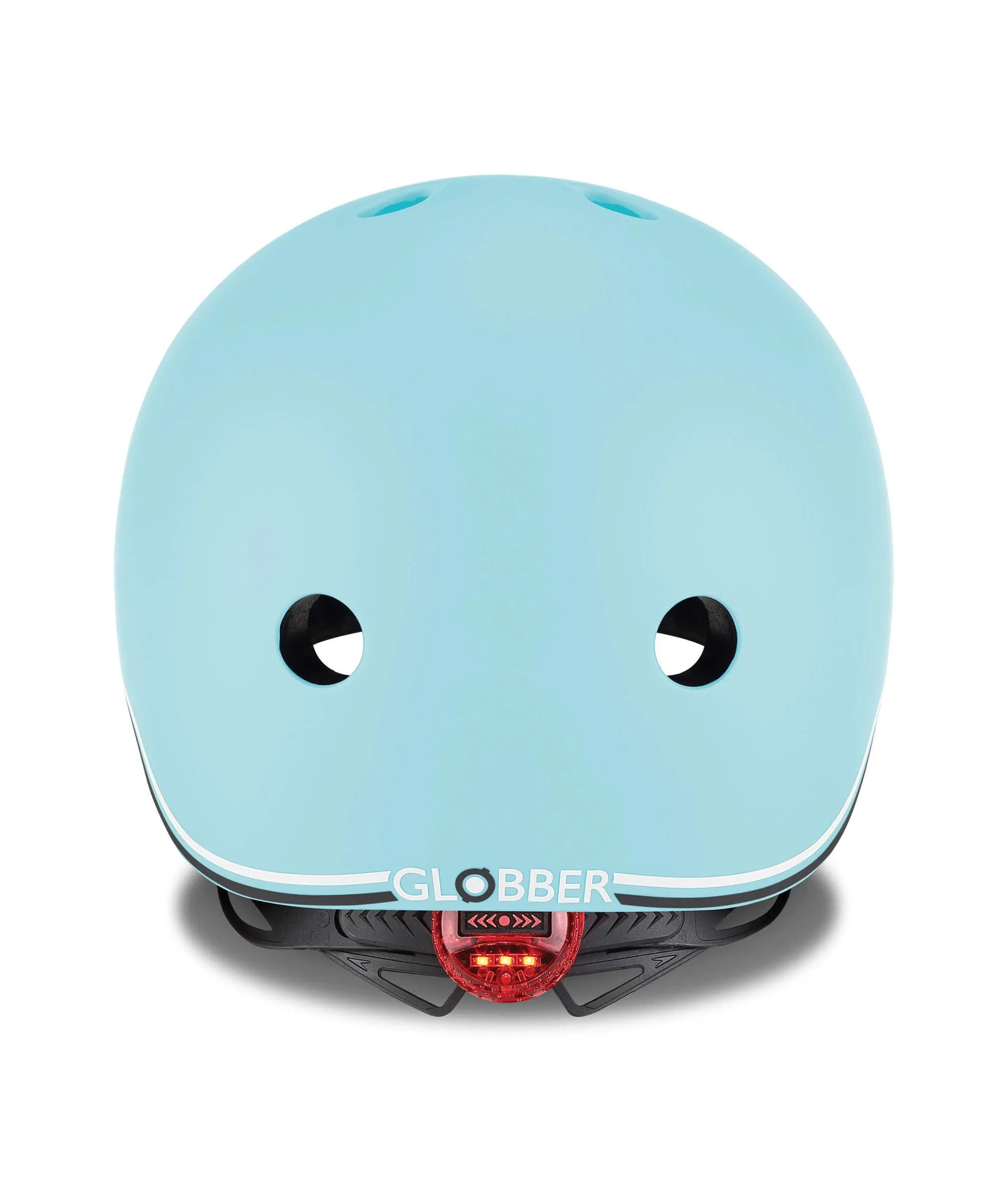 Globber GO-UP Lights Helmet - Pastel Blue