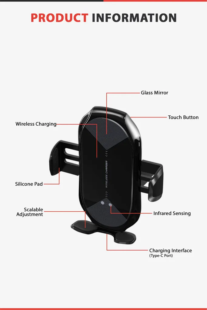 GoMechanic Accessories Brevi B2 Wireless Mobile Charger Black