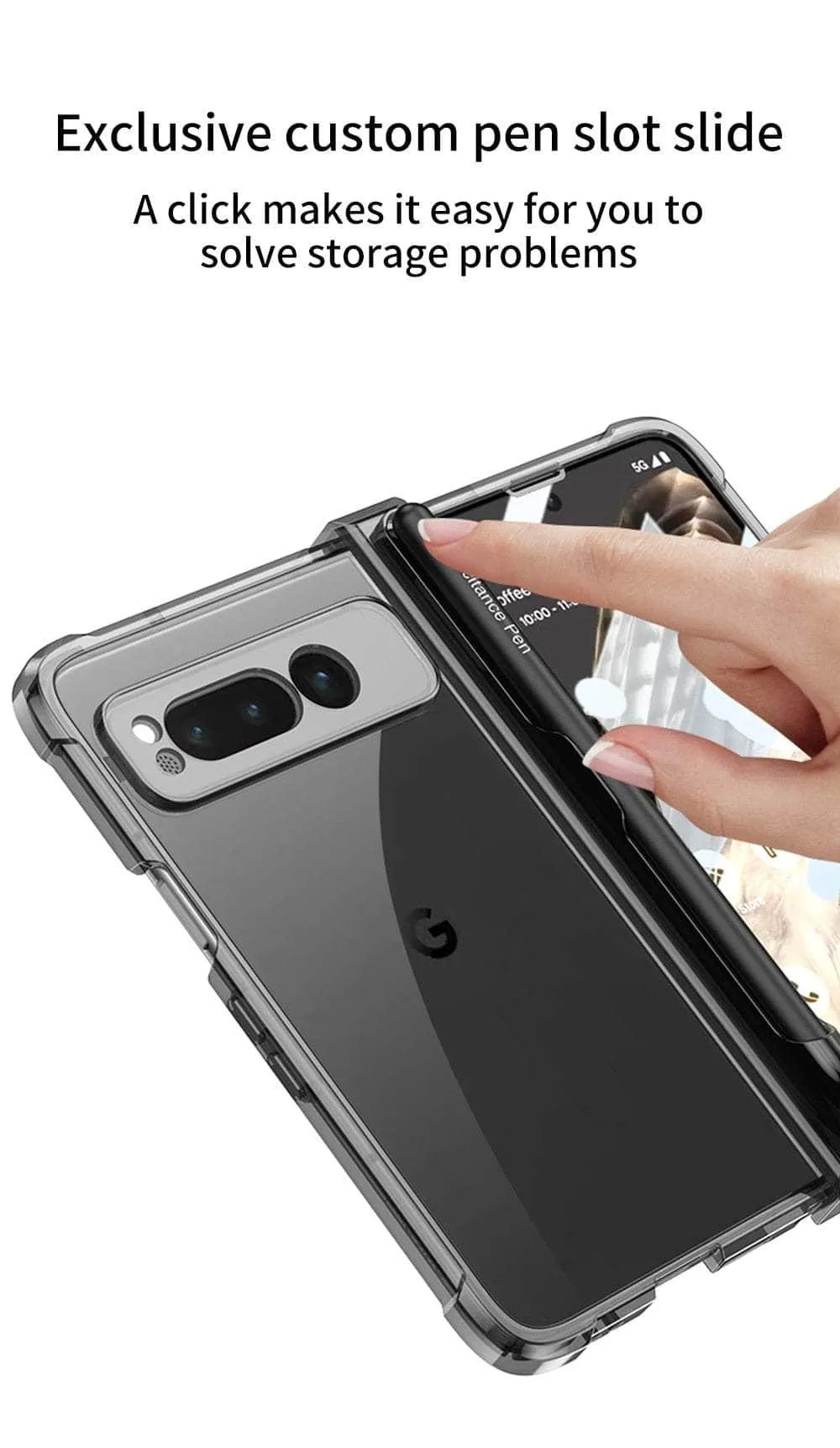 Google Pixel Fold 1 Pen Holder Shockproof Case