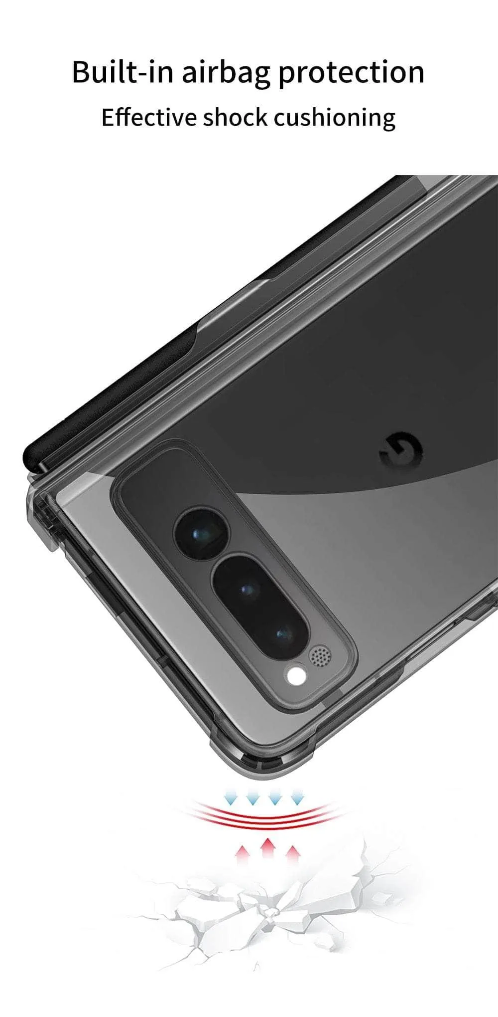 Google Pixel Fold 1 Pen Holder Shockproof Case