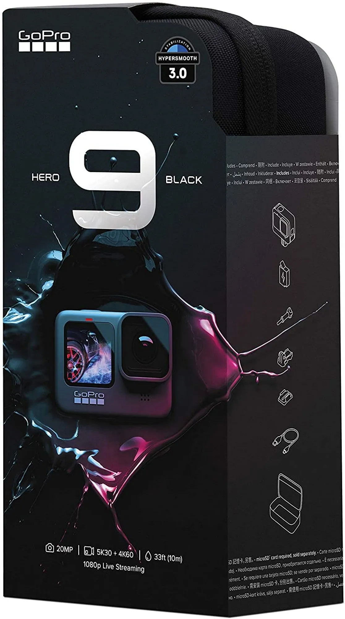 GoPro Hero9 Black 5K 運動相機｜超高清攝像機
