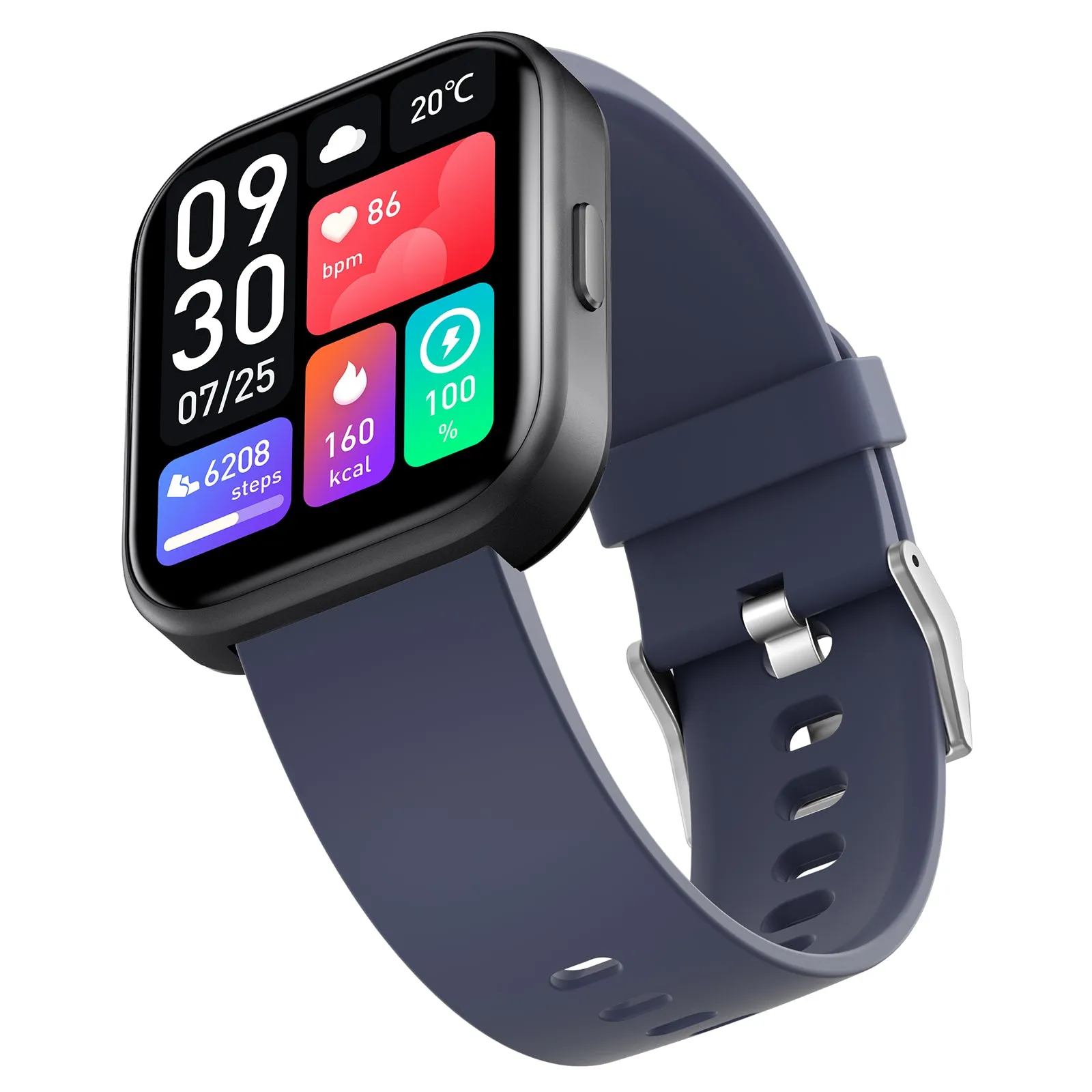 GT5 Women’s and Men's Smartwatch (Blue) for Android & IOS