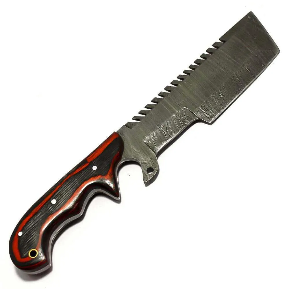 Handmade Damascus Steel Tactical Tracker Hunting Knife