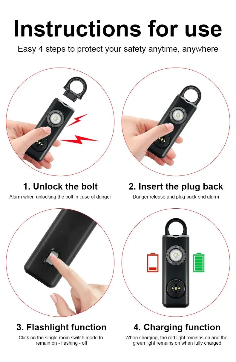 He Original Personal Safety Siren - Your Personal Guardian
