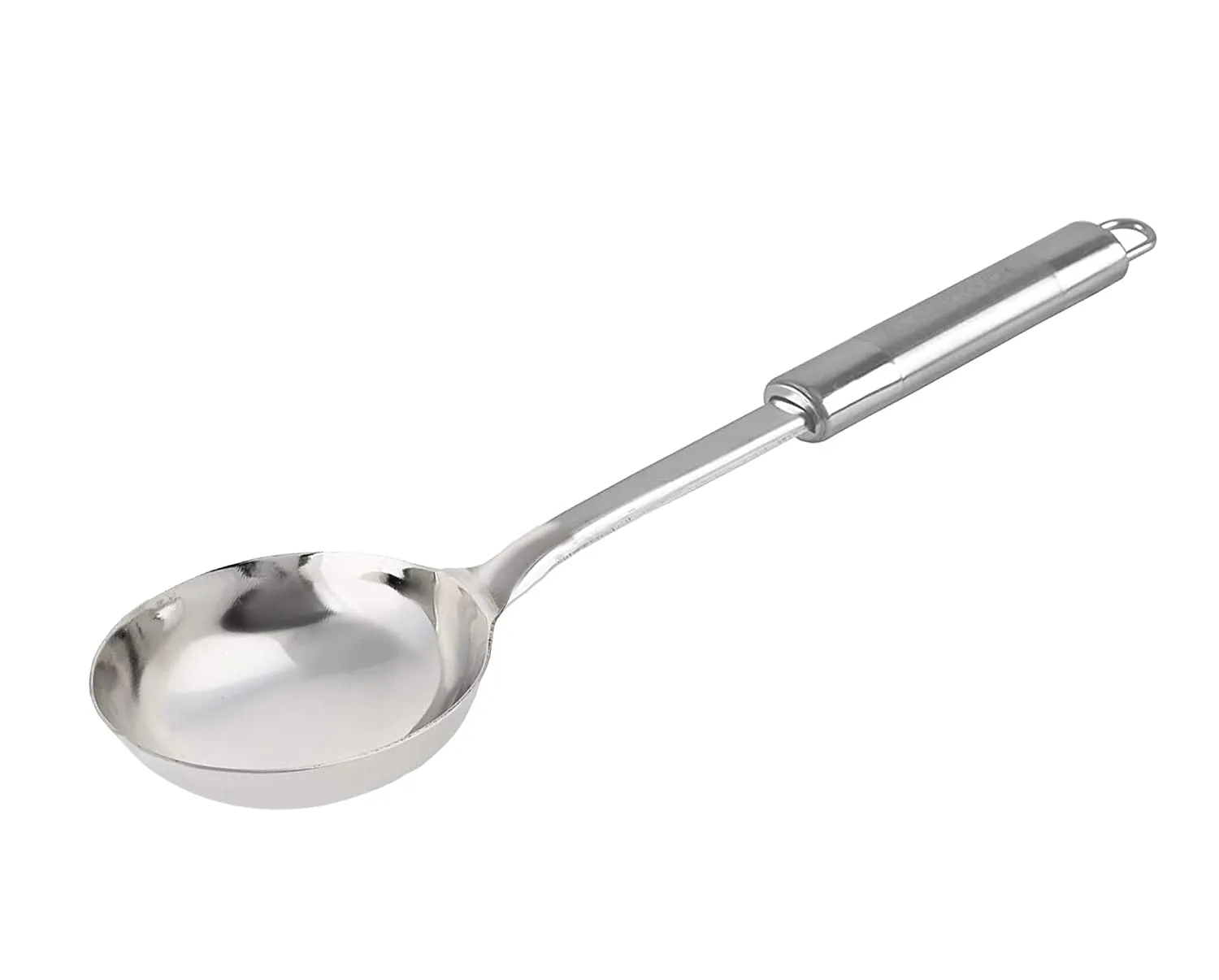 Heart Home Stainless Steel Kitchen Utensil, Cookware Set, Kitchen Tool- Set of 3 (Spatula & Solid Turner & Ladle) (Silver)