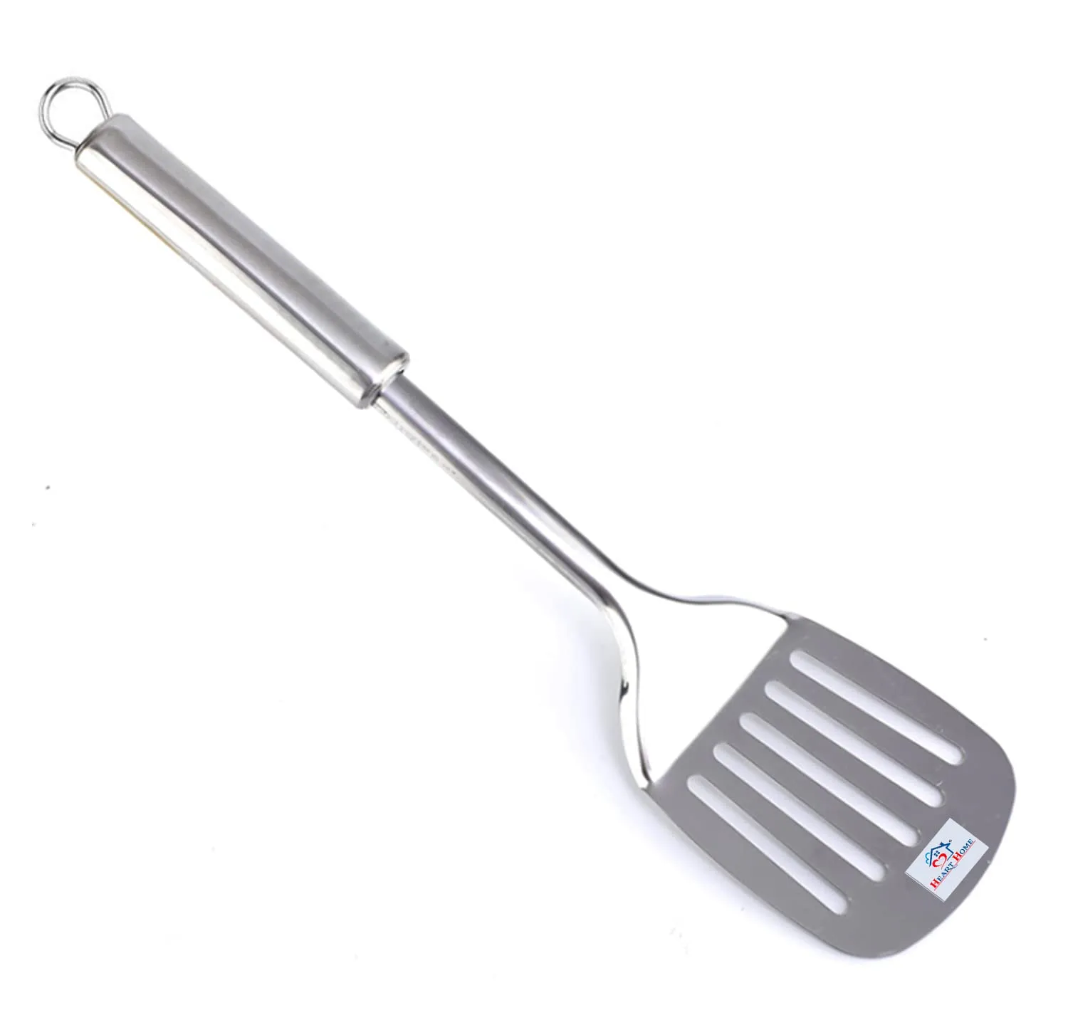 Heart Home Stainless Steel Kitchen Utensil, Cookware Set, Kitchen Tool- Set of 4 (Skimmer & Slotted Turner & Solid Turner & Ladle) (Silver)