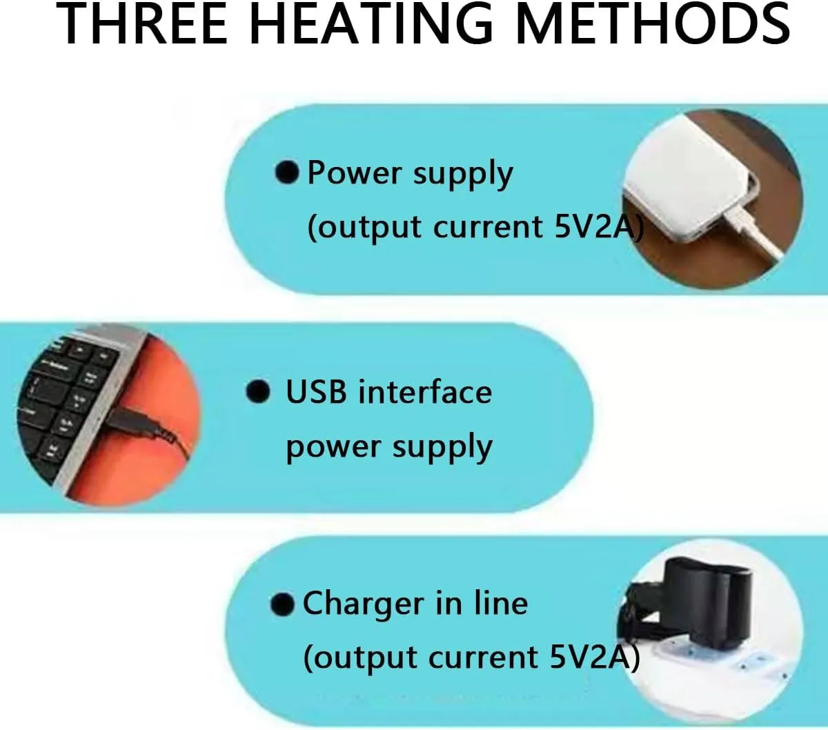 Heated Hand Warmer Mittens Gloves, Winter Electric Heated Gloves for Men Women, Rechargeable Powerbank Waterproof Ski Powered Heating Gloves Hunting Fishing Camping Hiking Thermo Gloves-B1